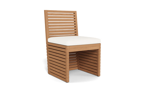 Tahiti Dining Chair by Harbour - Blanco Panama/Natural Teak.