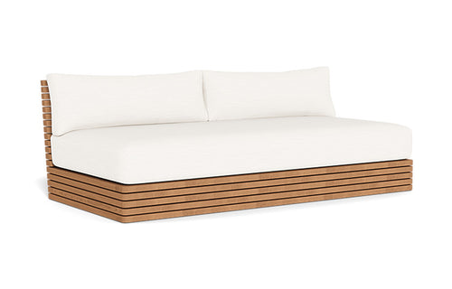 Tahiti Sofa by Harbour - 2-Seater, Blanco Panama/Natural Teak.