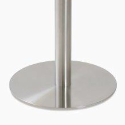 Tango Glass Bar Table by SohoConcept, showing closeup view of glass bar table.