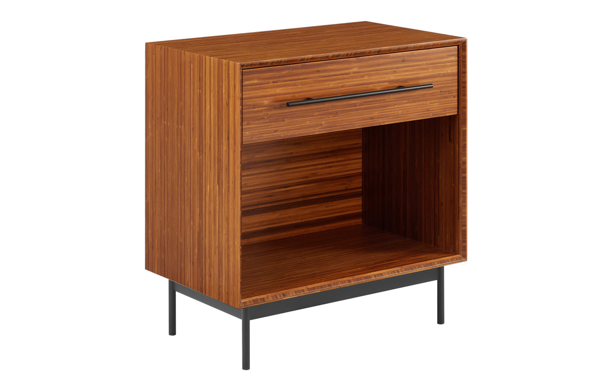 Taylor Bedroom Collection by Greenington - Nightstand/Amber Bamboo Wood.