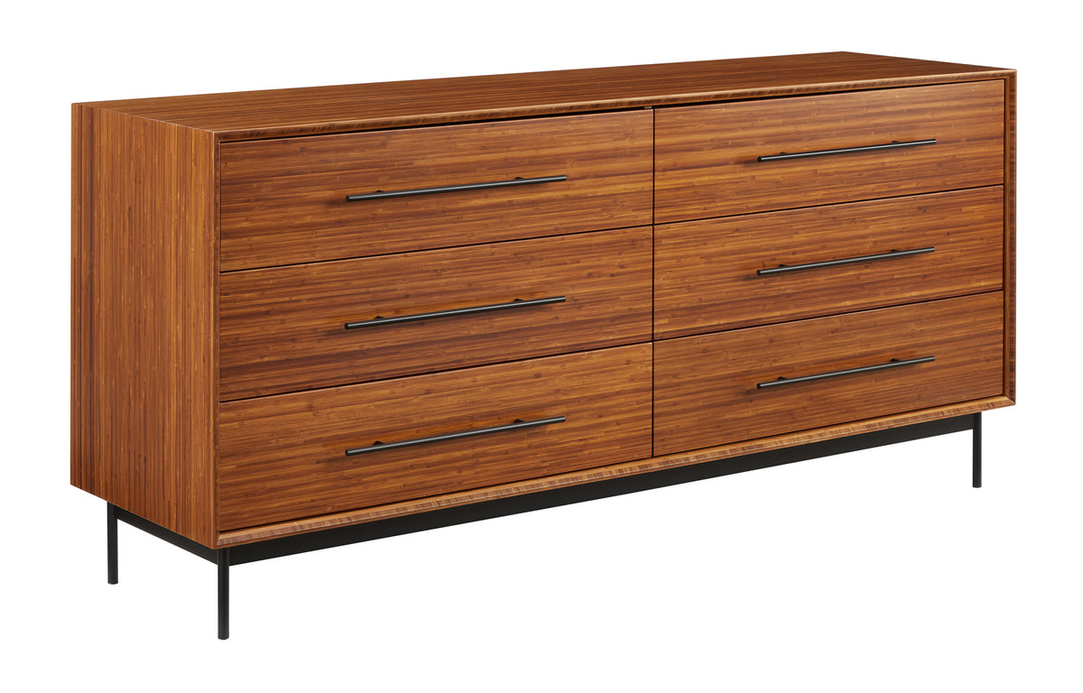Taylor Bedroom Collection by Greenington - Dresser/Amber Bamboo Wood.