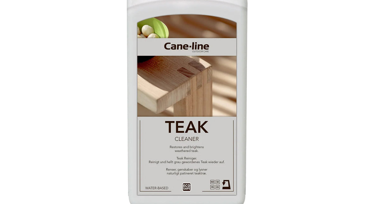 Teak Cleaner by Cane-Line, showing closeup view of teak cleaner in live shot.