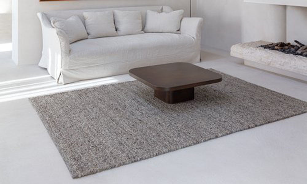 Tedi Hand Woven Rug by Ligne Pure, showing tedi hand woven rug in live shot.
