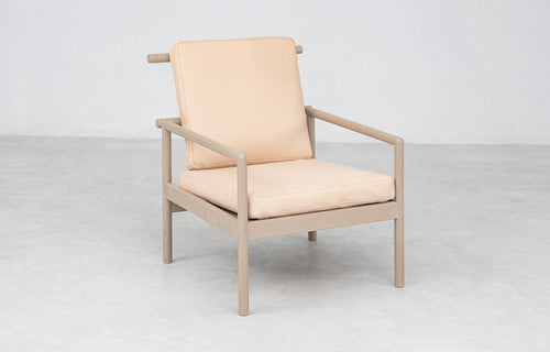 Ten Chair by Sun at Six - Nude Wood + Natural Leather.