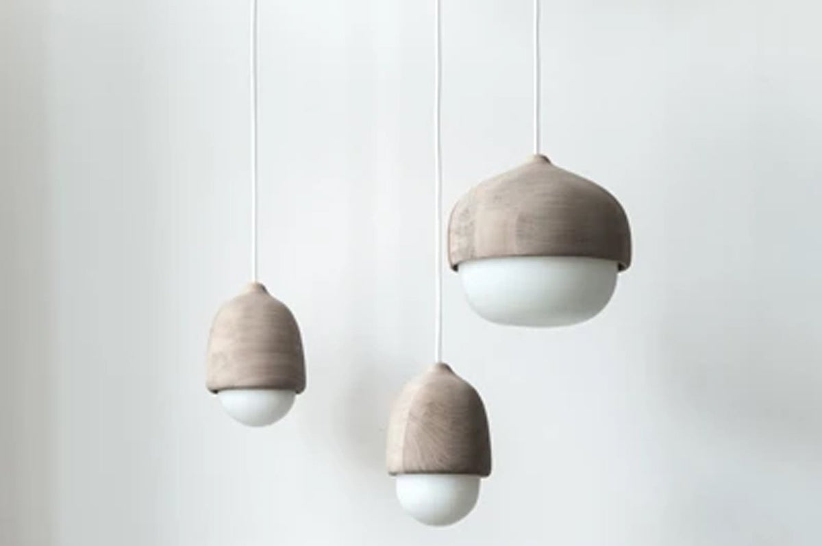 Terho Pendant by Mater, showing terho pendants in live shot.