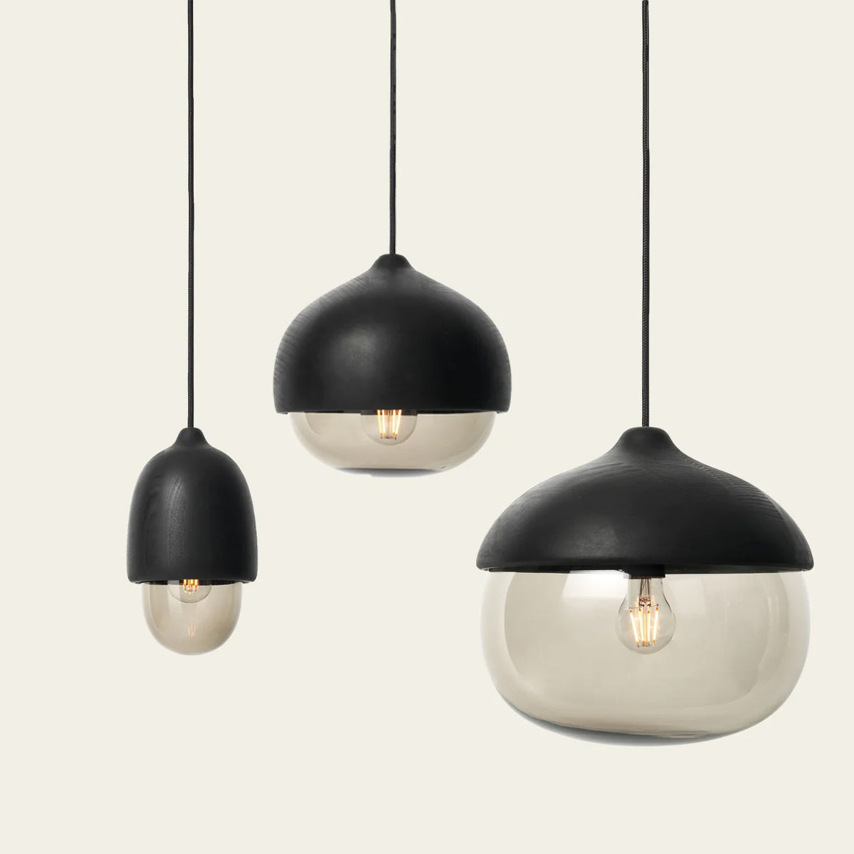 Terho Pendant by Mater, showing terho pendants in live shot.