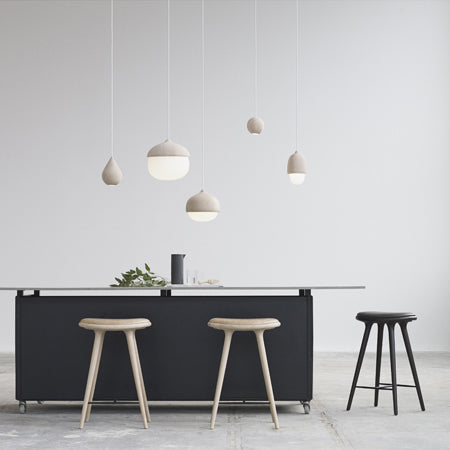 Terho Pendant by Mater, showing terho pendants in live shot.