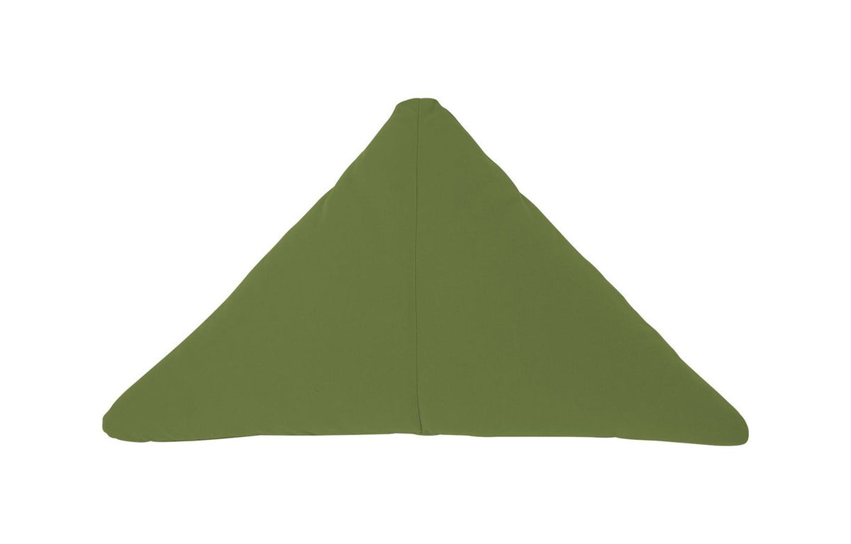Round/Triangle/Arc Throw Pillow by Bend - Triangle, Palm Sunbrella.