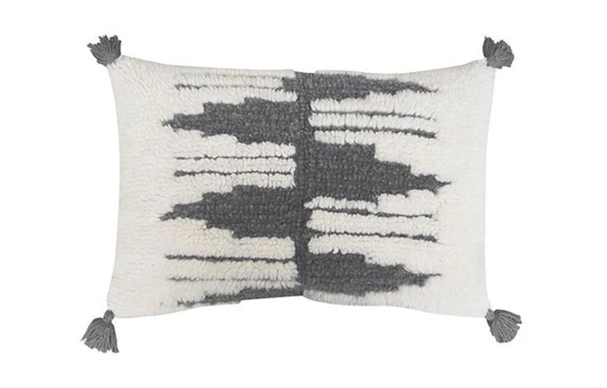 Nomade Zagros Cushion by Lorena Canals - Natural-Grey.