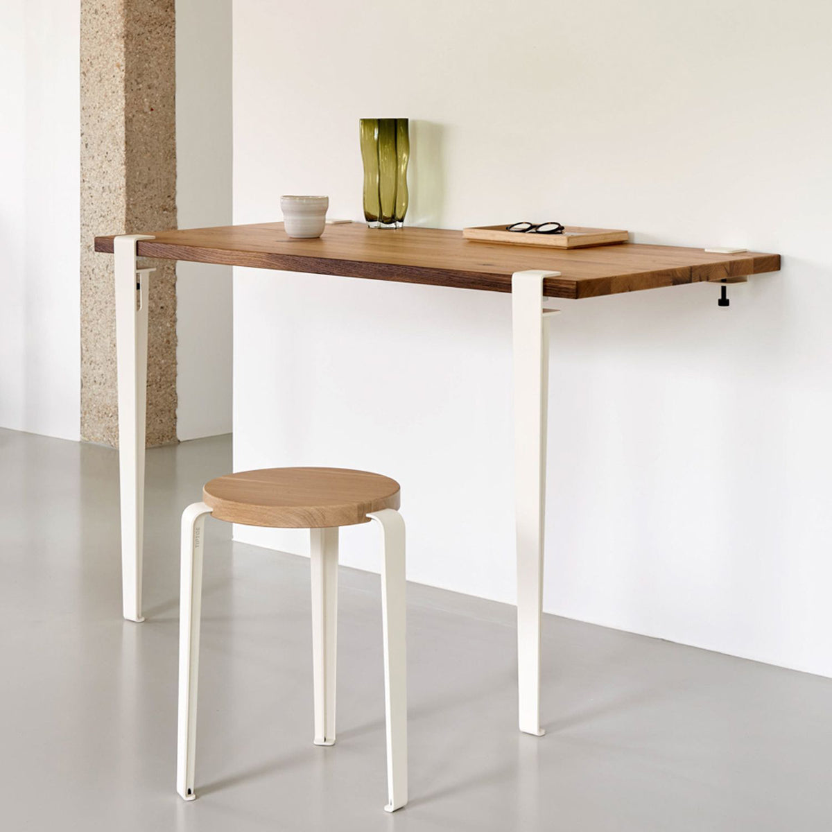 Tiptoe Steel Table Legs Set by TipToe, showing tiptoe steel table legs set in live shot.