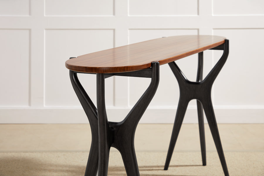 Tofino Console Table by Greeninton, showing tofino console table in live shot.