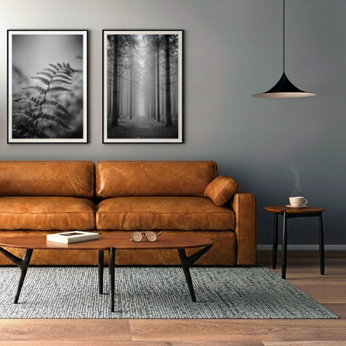 Tofino Side Table by Greenington, showing tofino side table in live shot.