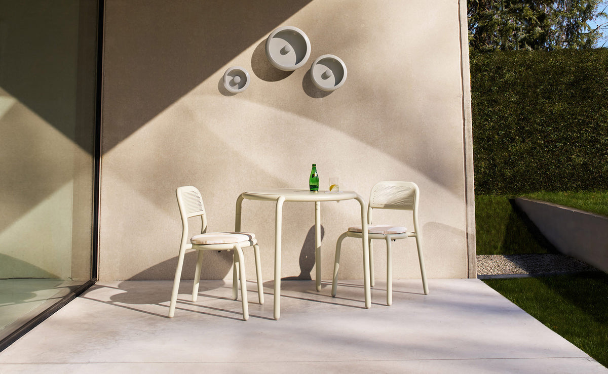 Toni Dining Chair Set by Fatboy, showing Toni Dining Chair Set in live shot.