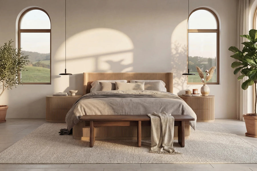 Toren Bed by Viesso, showing toren bed in live shot.