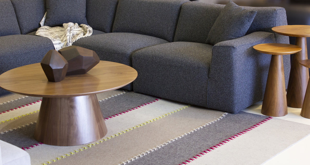 Tower Coffee Table by Mobital, showing tower coffee table in live shot.