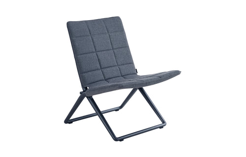 Traveller Lounge Folding Chair by Cane-Line - Grey AirTouch.