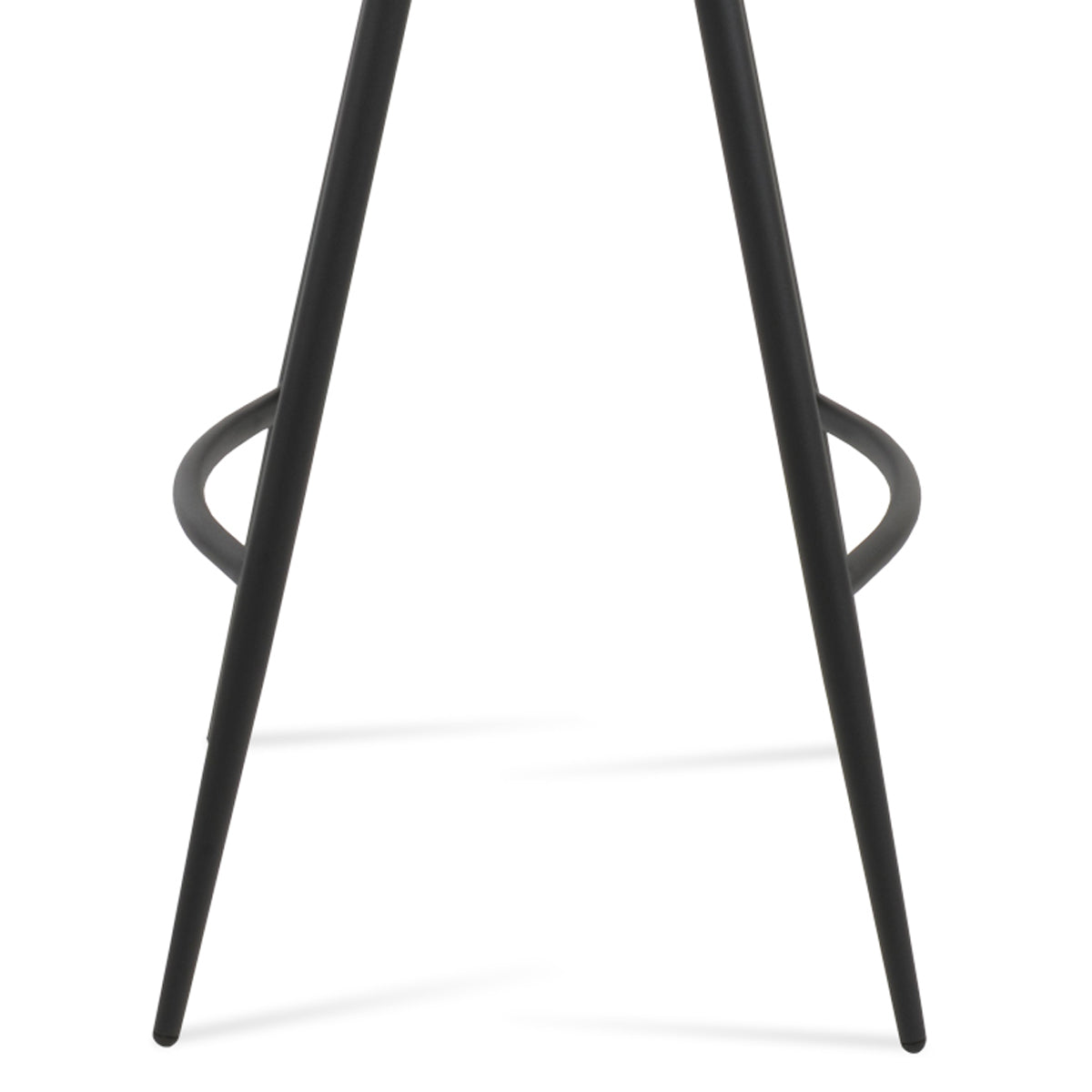 Tribeca Galata Stool by SohoConcept, showing closeup view of tribeca galata stool in black powder.
