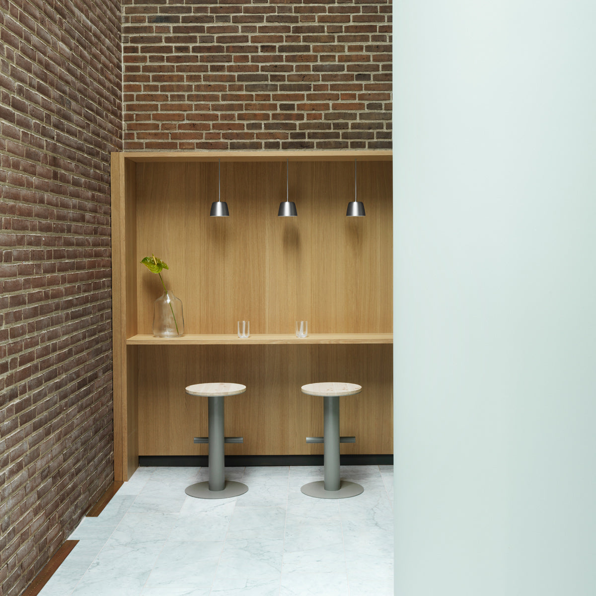 Tub Pendant Lamp by Normann Copenhagen, showing tub pendant lamps in live shot.