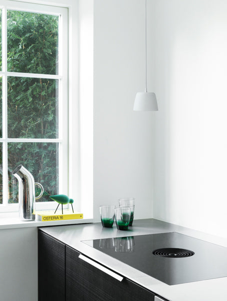 Tub Pendant Lamp by Normann Copenhagen, showing tub pendant lamp in live shot.