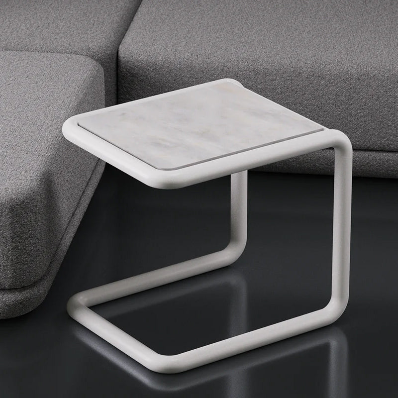 Tube Side Table by Bend, showing tube side table in live shot.