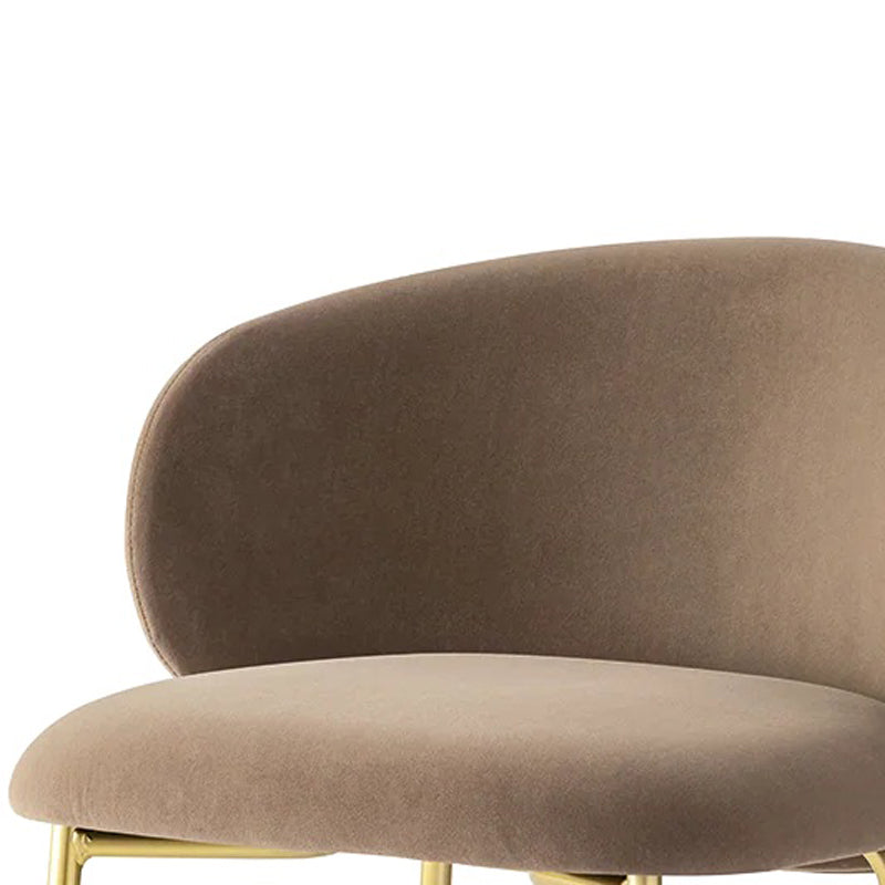 Tuka Metal Legs Stool by Connubia, showing closeup view of tuka metal legs stool.