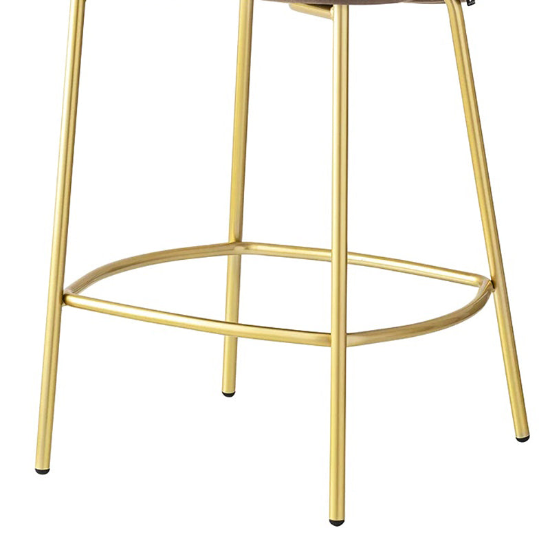 Tuka Metal Legs Stool by Connubia, showing closeup view of tuka metal legs stool.