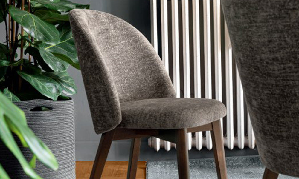 Tuka Mid Wood Frame Chair by Connubia, showing tuka mid wood frame chair in live shot.