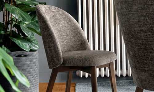 Tuka Mid Wood Frame Chair by Connubia, showing tuka mid wood frame chair in live shot.