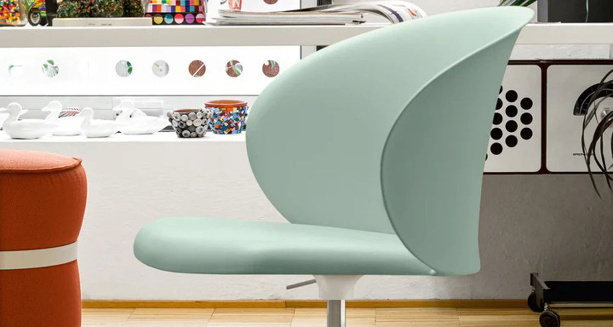 Tuka Office Chair by Connubia, showing tuka office chair in live shot.
