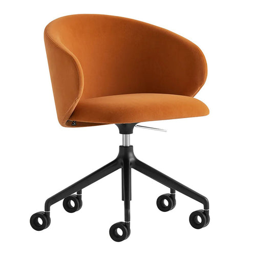 Tuka Office Chair by Connubia, showing angle view of tuka office chair.