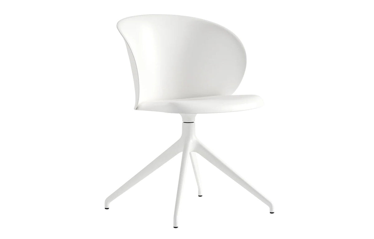 Tuka Swivel 360 Chair by Connubia - Matt Optic White, Matt Optic White.
