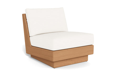 Tulum Arm Chair by Harbour - Lounge, Blanco Panama/Natural Teak.