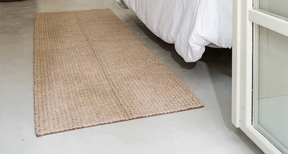 Unexpected Wool Rug by Lorena Canals, showing unexpected wool rug in live shot.