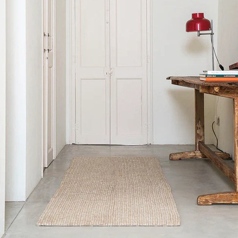 Unexpected Wool Rug by Lorena Canals, showing unexpected wool rug in live shot.