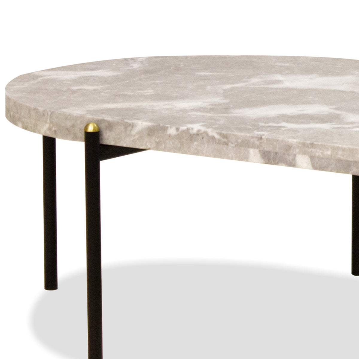 Velodrome Coffee Table by Mobital, showing closeup view of velodrome coffee table.