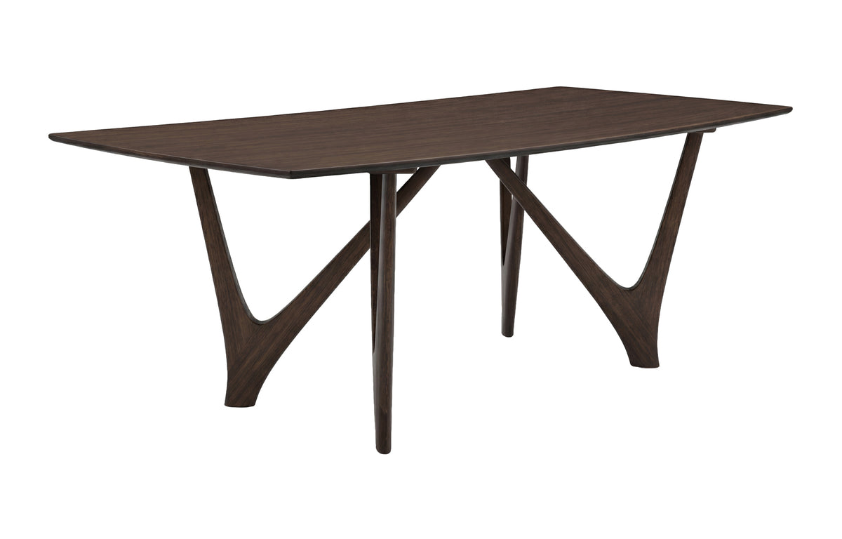 Vetra Dining Table by Greenington - Black Walnut.