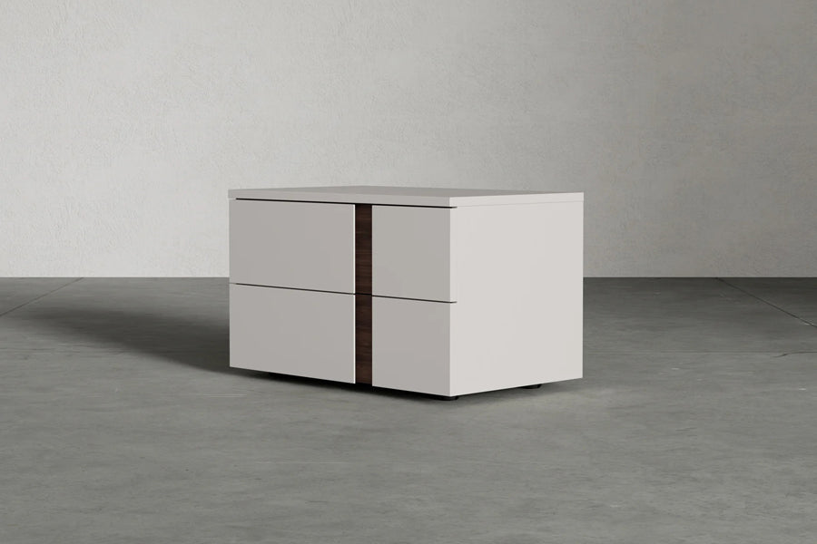 Veyn Nightstand by Viesso, showing veyn nightstand in live shot.