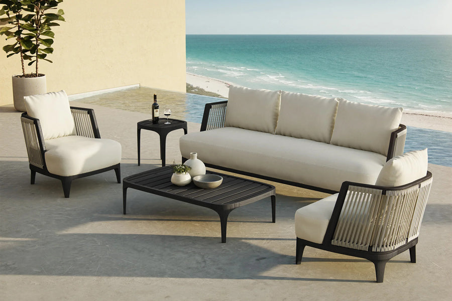 Veyra Outdoor Chair by Viesso, showing veyra outdoor chairs in live shot.