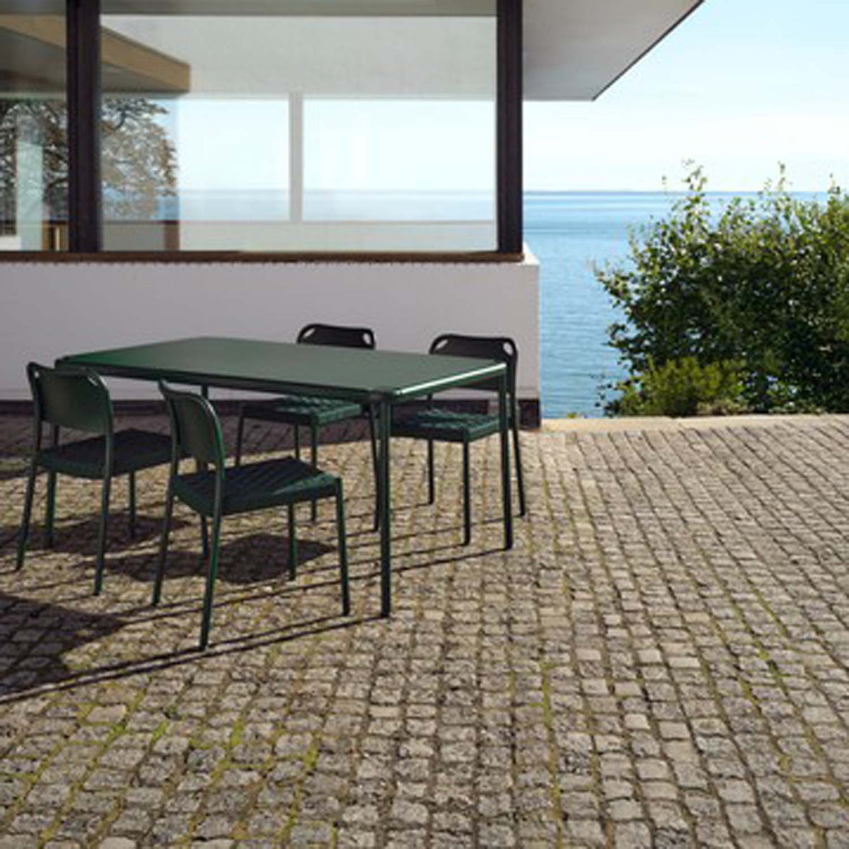 Vind Outdoor Chair by Skagerak, showing vind outdoor chair in live shot.