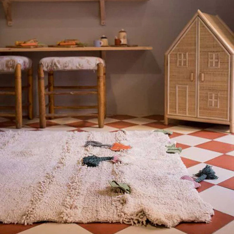 Washable Rug by Lorena Canals, showing washable rug in live shot.