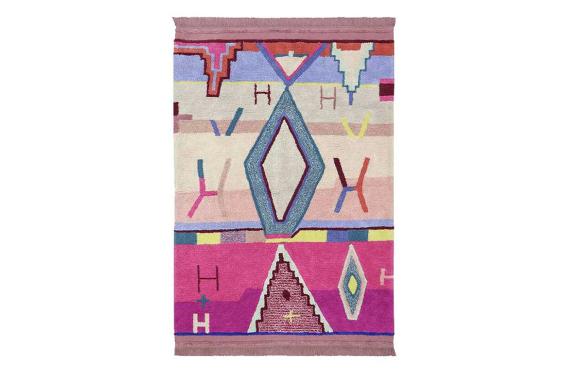 Washable Rug 1001 Nights by Lorena Canals, showing front viw of washable rug 1001 nights.