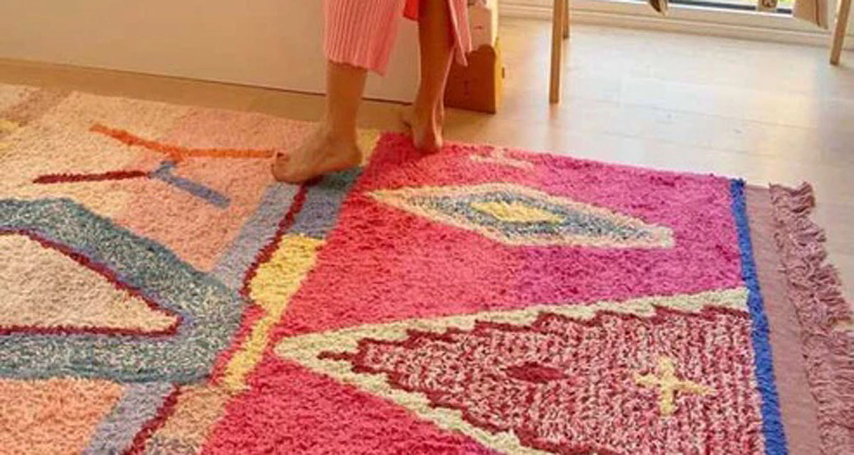 Washable Rug 1001 Nights by Lorena Canals, showing washable rug 1001 nights in live shot.