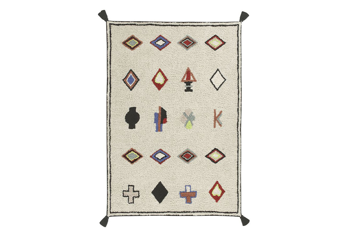 Bereber Style Washable Rug by Lorena Canals - Naador.