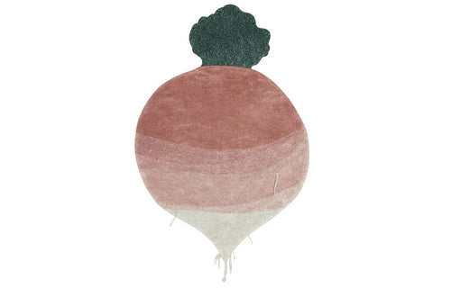 Washable Rug by Lorena Canals - Ramona the Radish.