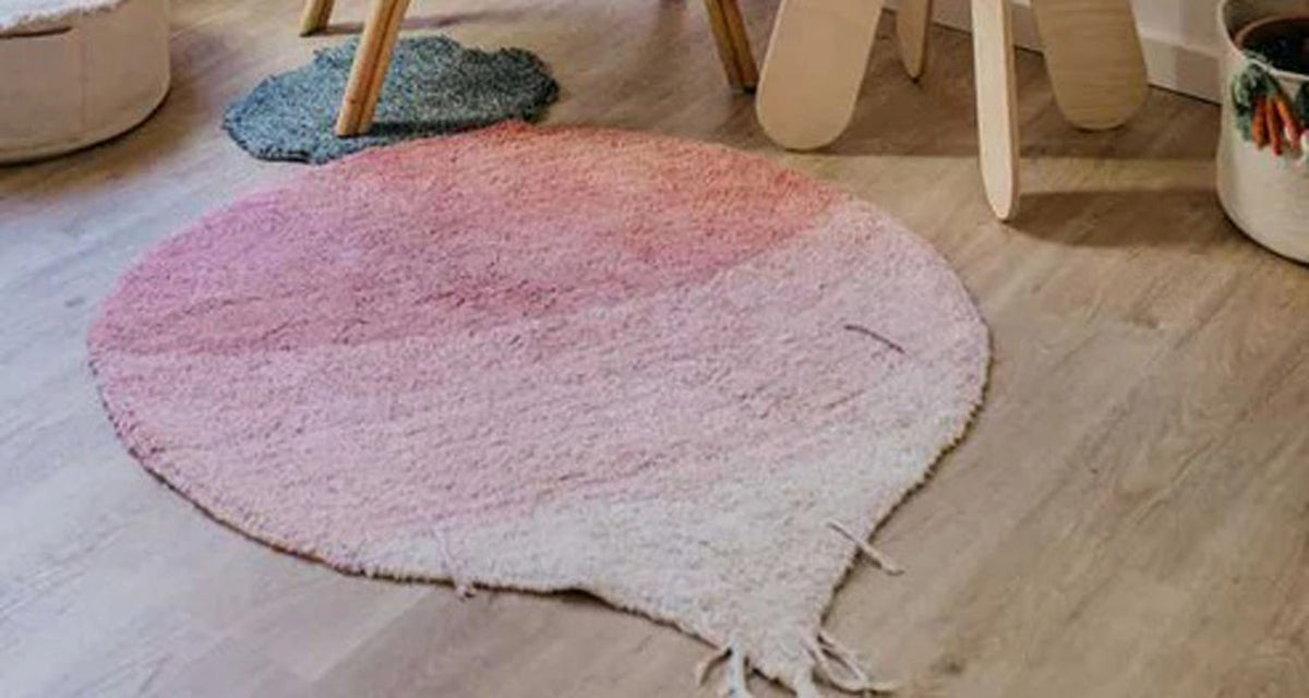 Washable Rug by Lorena Canals, showing washable rug in live shot.