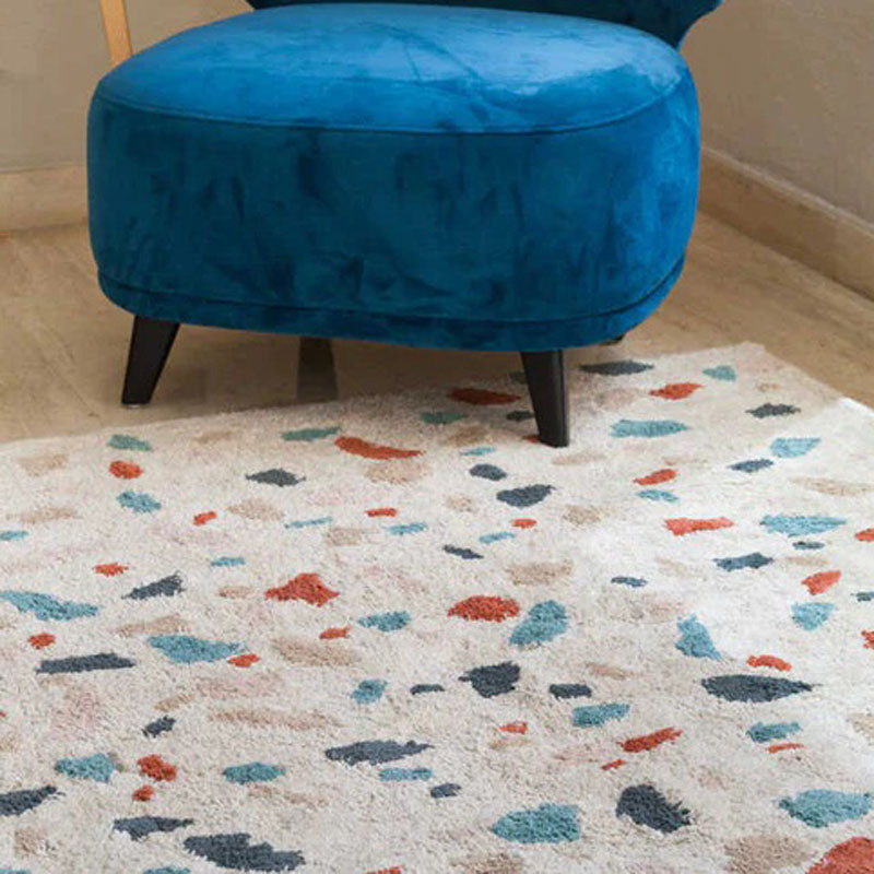 Terrazzo Marble Washable Rug by Lorena Canals, showing terrazzo marble washable rug in live shot.