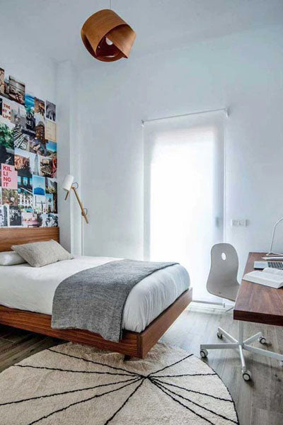 Bereber Style Washable Rug by Lorena Canals, showing bereber style washable rug in live shot.