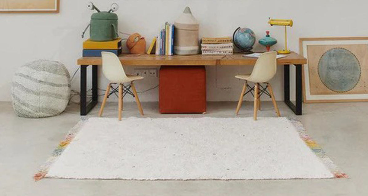 Washable Solar System Play Rug by Lorena Canals, showing washable solar system play rug in live shot.