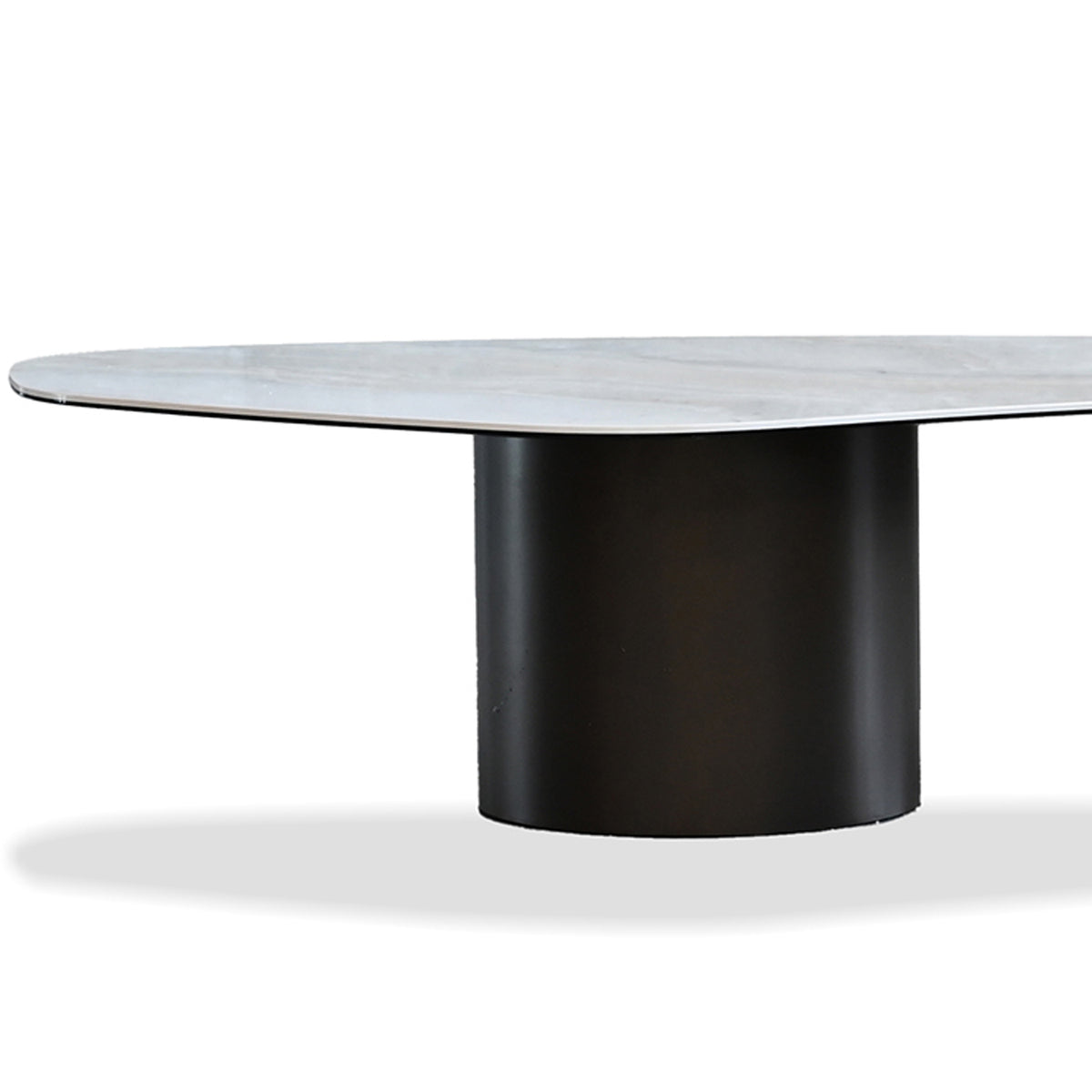 Wedge Coffee Table by Mobital, showing closeup view of wedge coffee table.