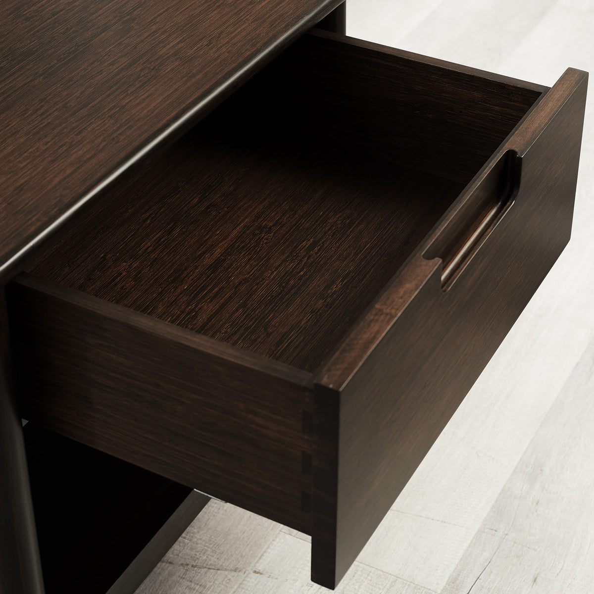 Weston Bedroom Collection by Greenington, showing closeup view of weston bedroom collection in live shot.